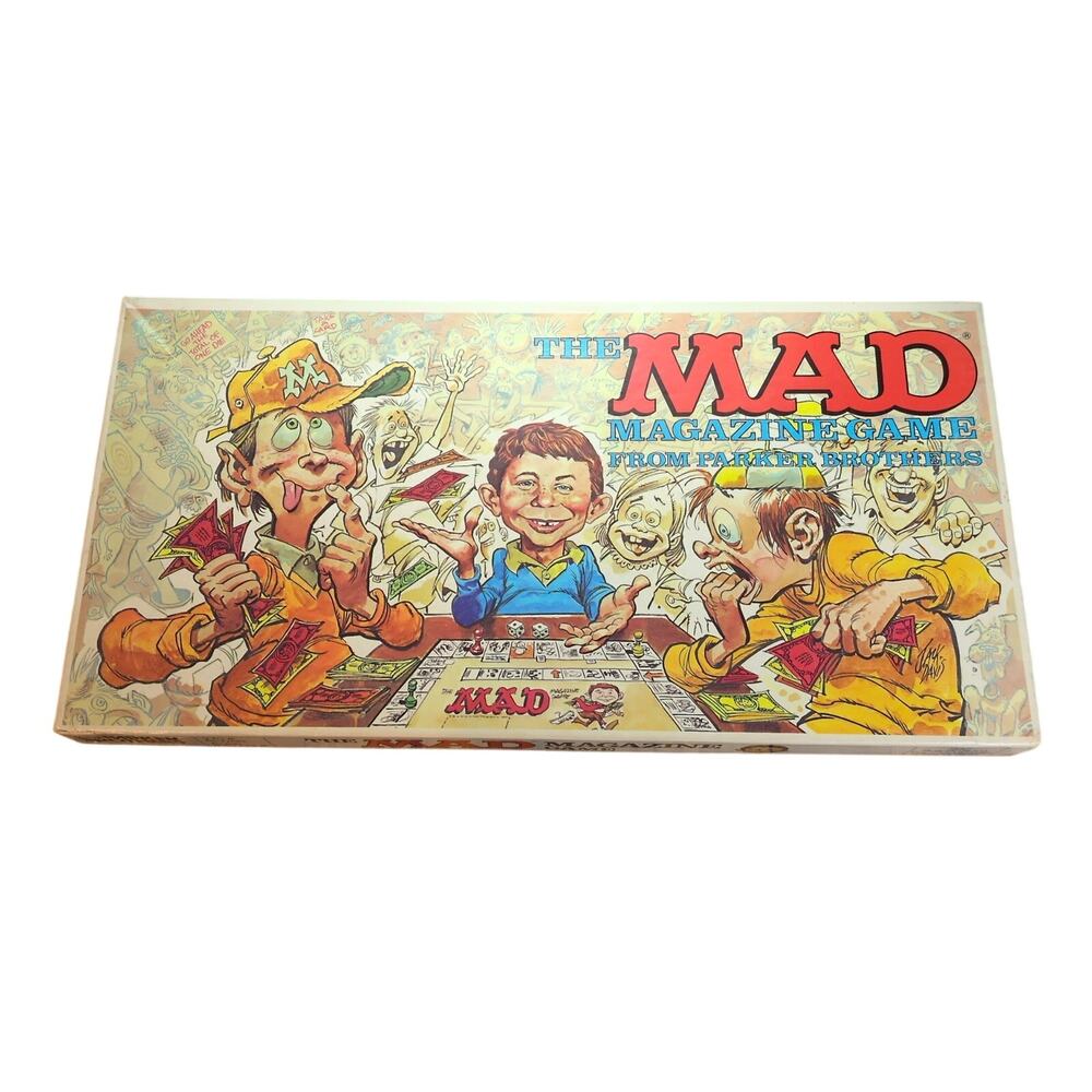 Vintage 1979 MAD Magazine Parker Brothers Board Game 99% Complete - READ